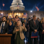 Islam political win in front of the white house